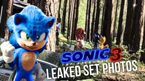 sonic 3 leaked images|New Sonic Movie 3 Set Photos Officially LEAKED!